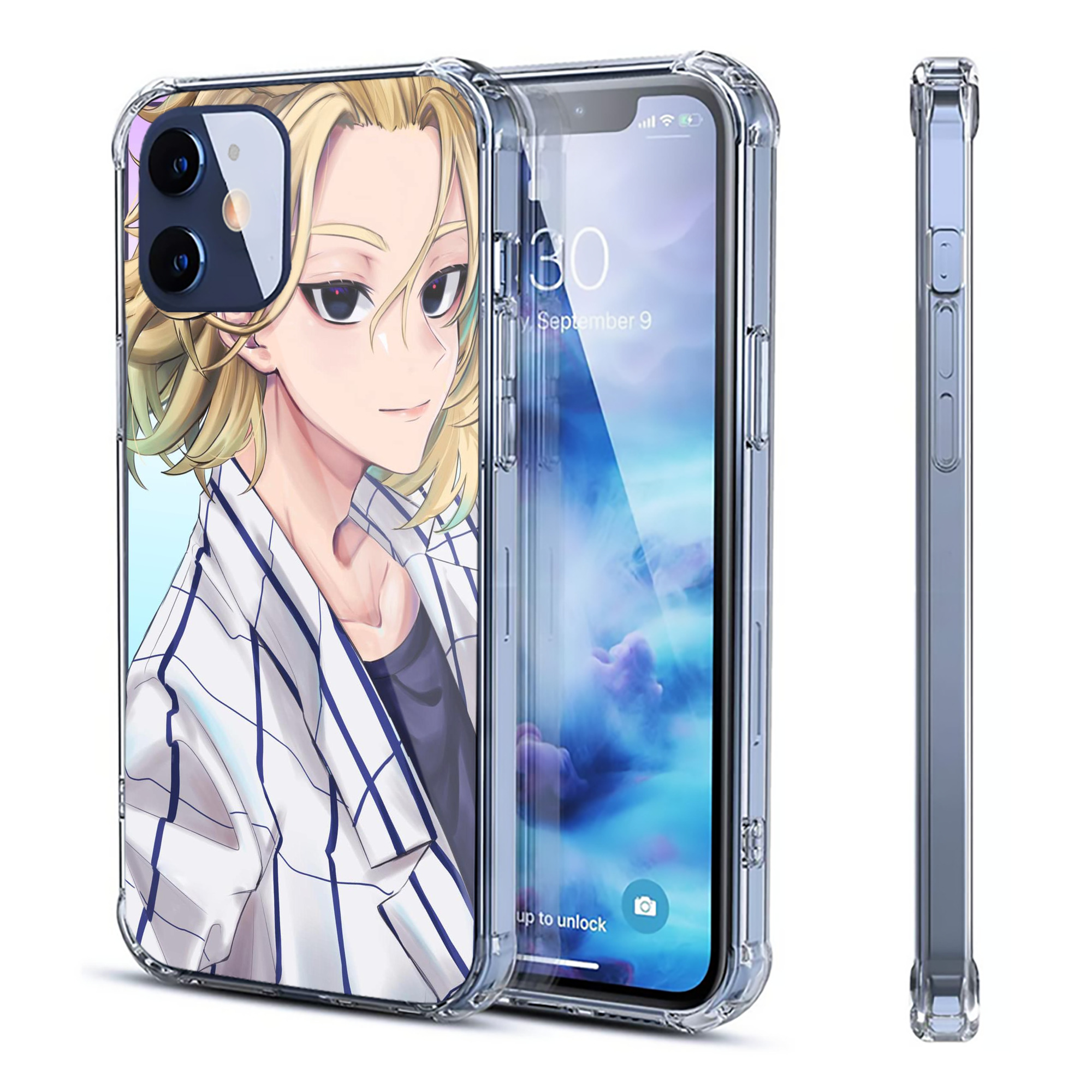 （画像用） 東京リベンジャーズ Tokyo Revengers 【iPhone 12シリーズ対応】透明スマホケース（クリアソフトケース）